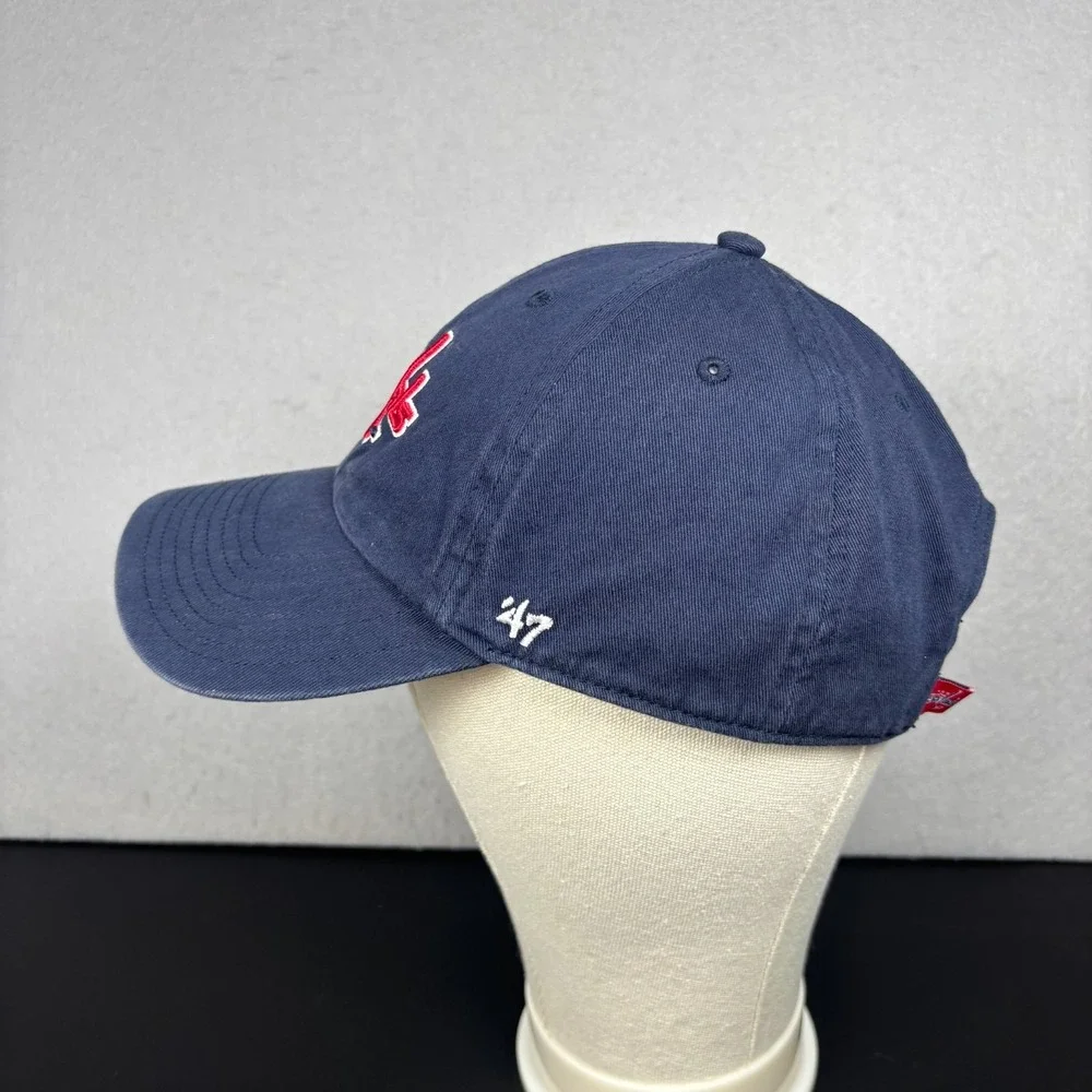 Washington Capitals 47 Brand Clean Up Hat Navy Blue Adjustable Cap NHL Hockey